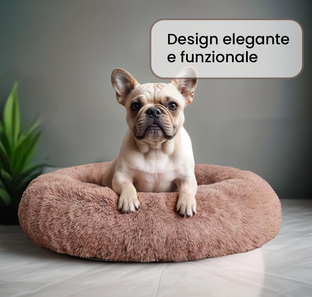 Italian Bed Linen Hundebett “Dreams, Vanille, 70x70x26 cm 70x70x26 cm Vanille, 70x70x26 cm Vanille