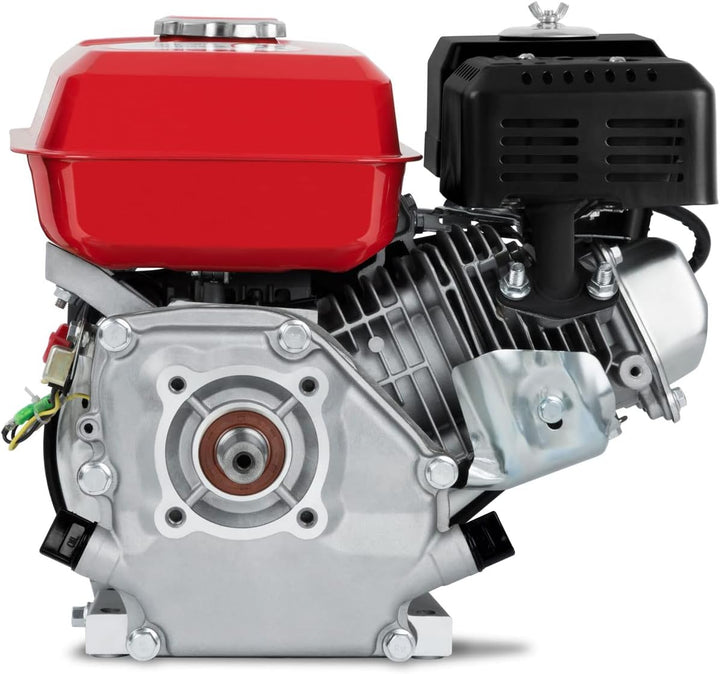 EBERTH 6,5 PS 4,8 kW Benzinmotor Standmotor Kartmotor Antriebsmotor mit 19,05 mm Ø Welle mit AG, Ölm