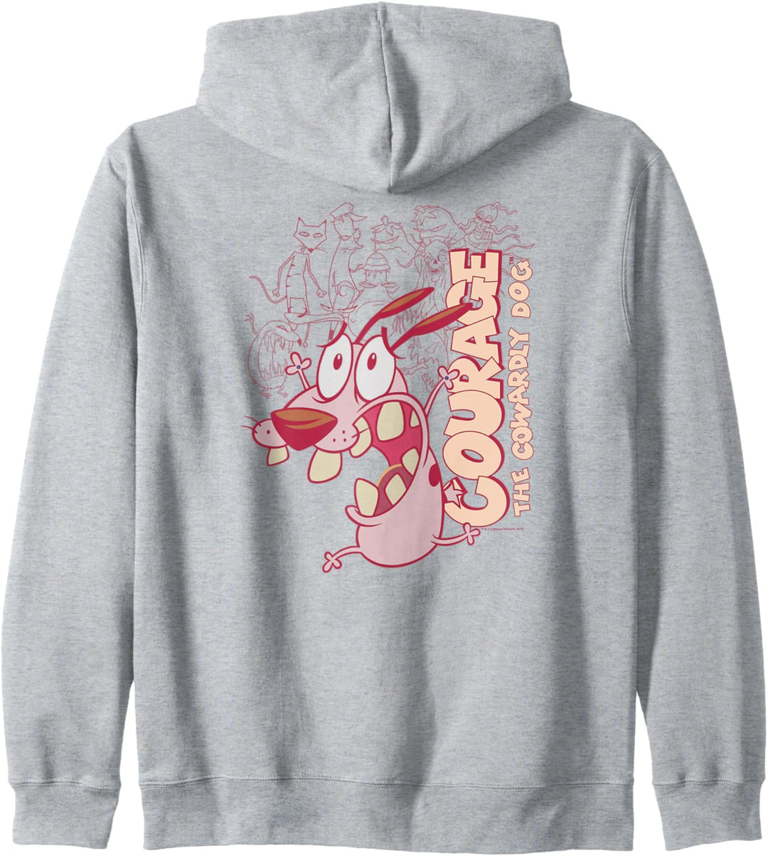 Courage the Cowardly Dog Running Scared Kapuzenjacke