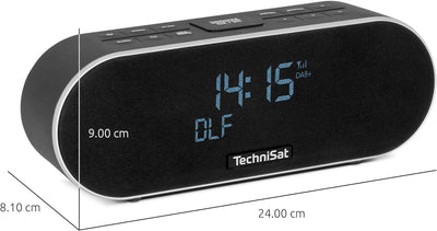 TechniSat DIGITRADIO 53 BT – Premium-Stereo-Radiowecker mit USB-Ladefunktion (DAB+, UKW, Uhr-/ Datum