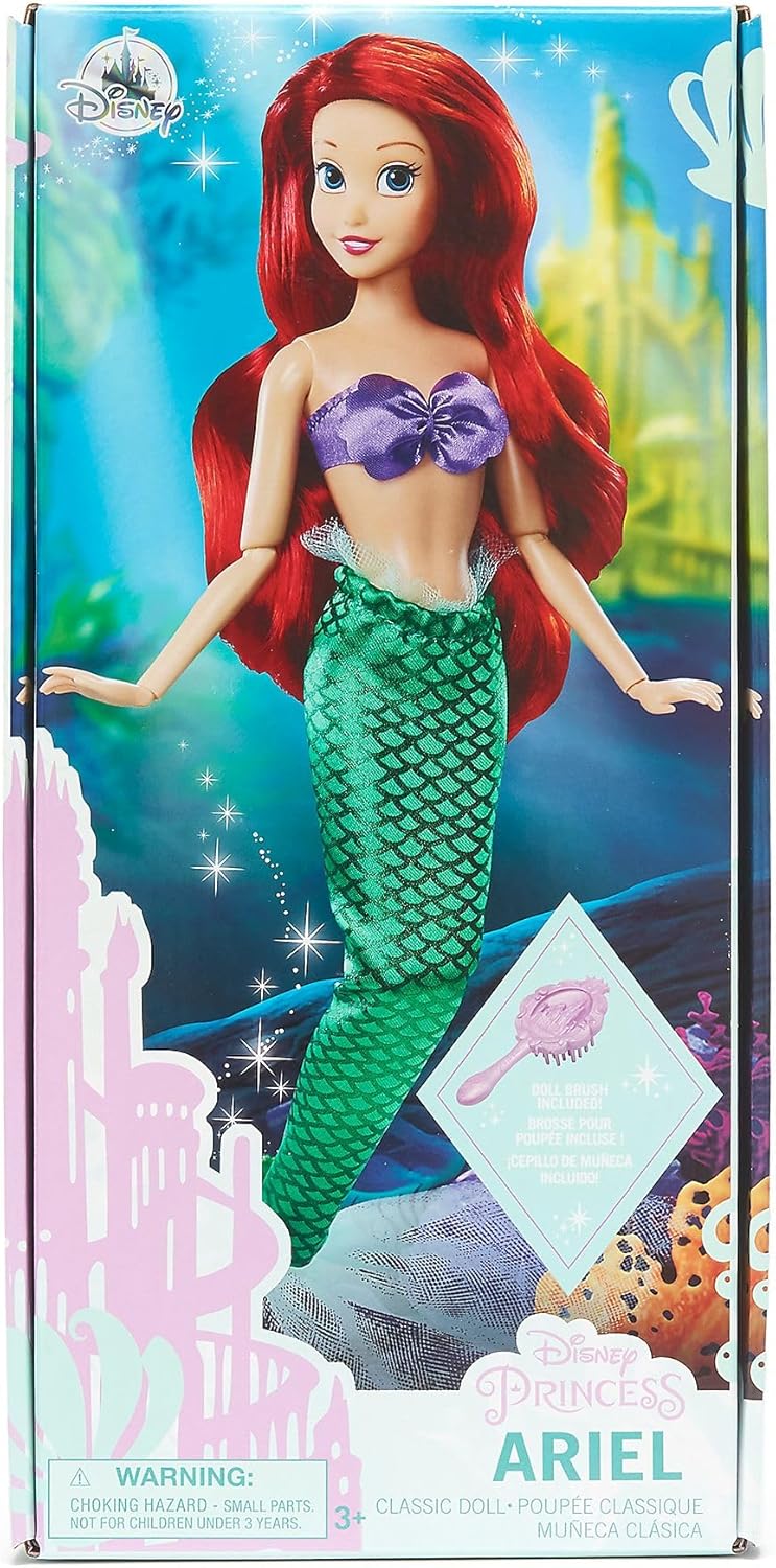 Disney Store Official - Arielle, die Meerjungfrau - Klassische Puppe - 29 cm/11" - Voll bewegliche D