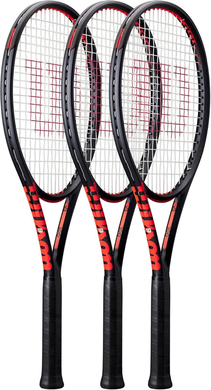 Wilson Clash 100UL V3 Tennis Racket 4-1/8" (1) Schwarz, 4-1/8" (1) Schwarz