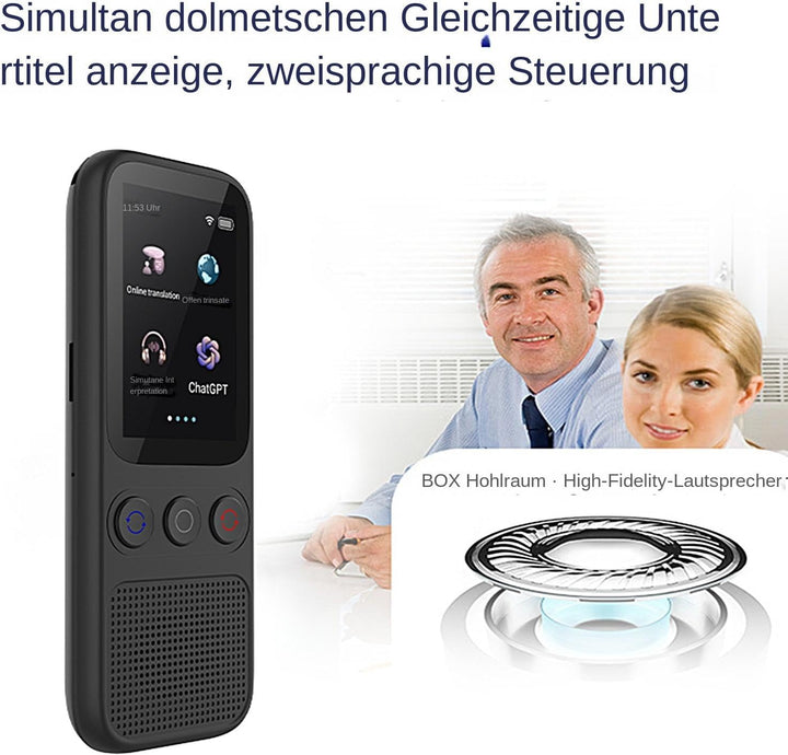 138 Sprachübersetzer Ohne Internet, Übersetzer Mit Sprachausgabe, Sofortübersetzer Smart Translator,