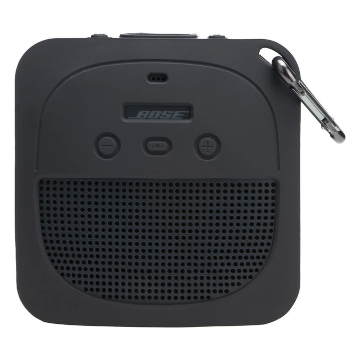 Aenllosi Silikonhülle für Bose SoundLink Micro Bluetooth Lautsprecher, Nur Tasche(Schwarz)
