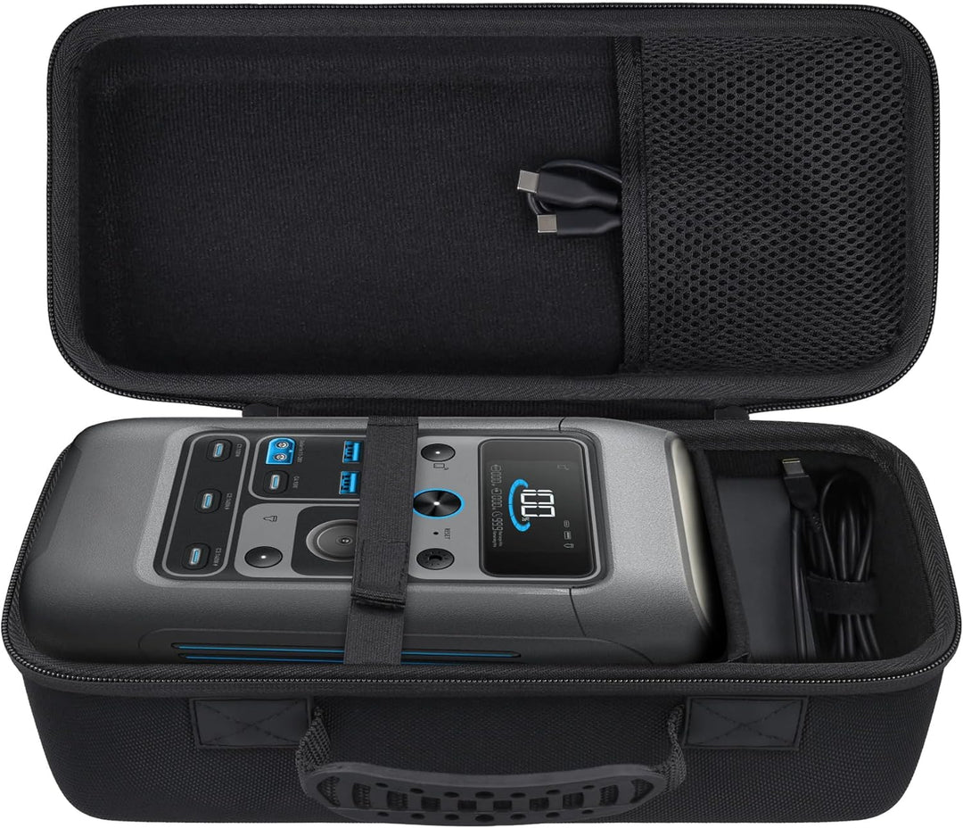 co2CREA Hart Reise Schutz Hülle Etui Tasche für Anker SOLIX C300 DC Powerbank Powerstation 300W Outd