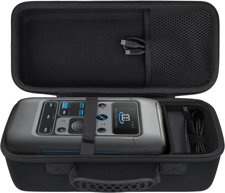 co2CREA Hart Reise Schutz Hülle Etui Tasche für Anker SOLIX C300 DC Powerbank Powerstation 300W Outd