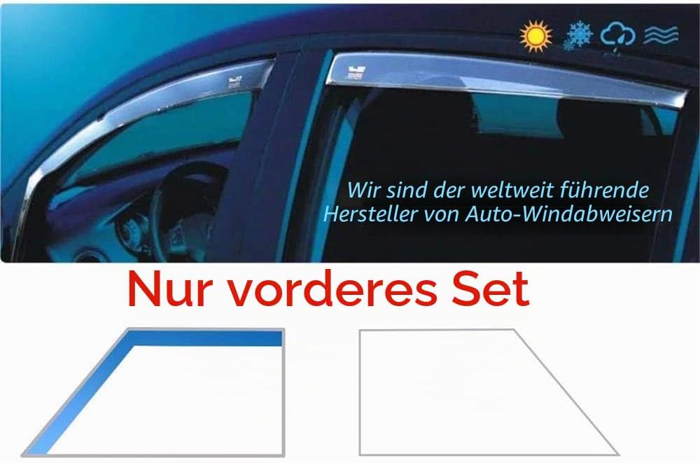 Heko 31126 Windabweiser Schwarz/Gelb