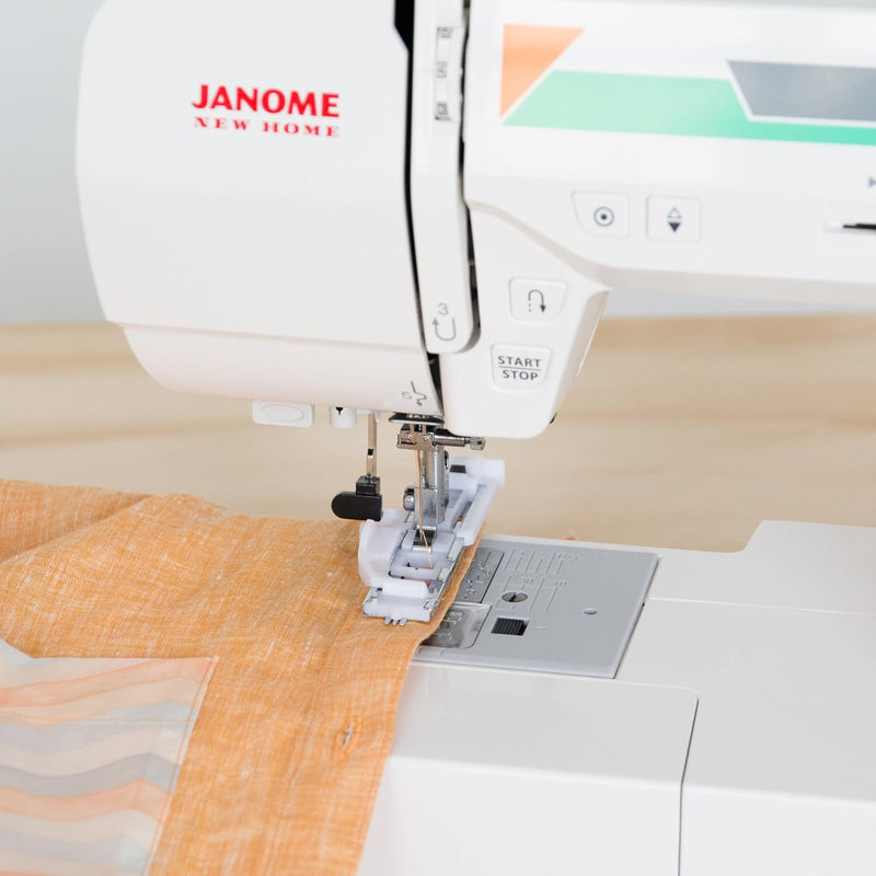 Janome MOD-30 Computerisierte Nähmaschine mit 30 integrierten Nähten, 3 EinSchritt-Knopflöchern, Fal