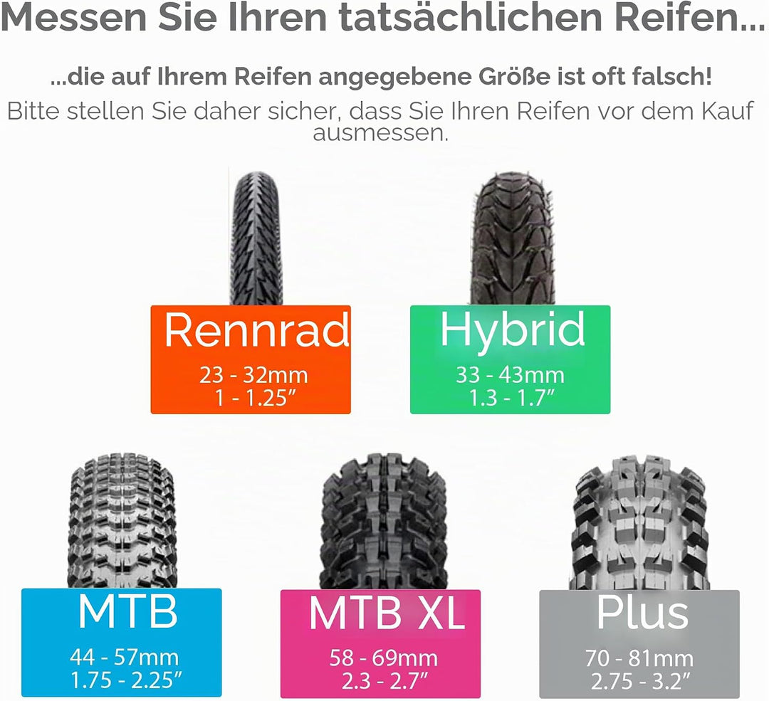 hornit CLUG Fahrradhalterung Wandmontage - MTB XL 58-69mm Weiss/Schwarz - Wandhalterung Fahrradständ