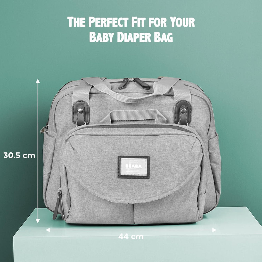 Béaba – Wickeltasche Genève II – Modulierbar, vielfältige Staumöglichkeiten – Vordertasche, Wickelun