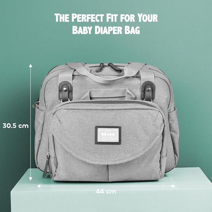Béaba – Wickeltasche Genève II – Modulierbar, vielfältige Staumöglichkeiten – Vordertasche, Wickelun