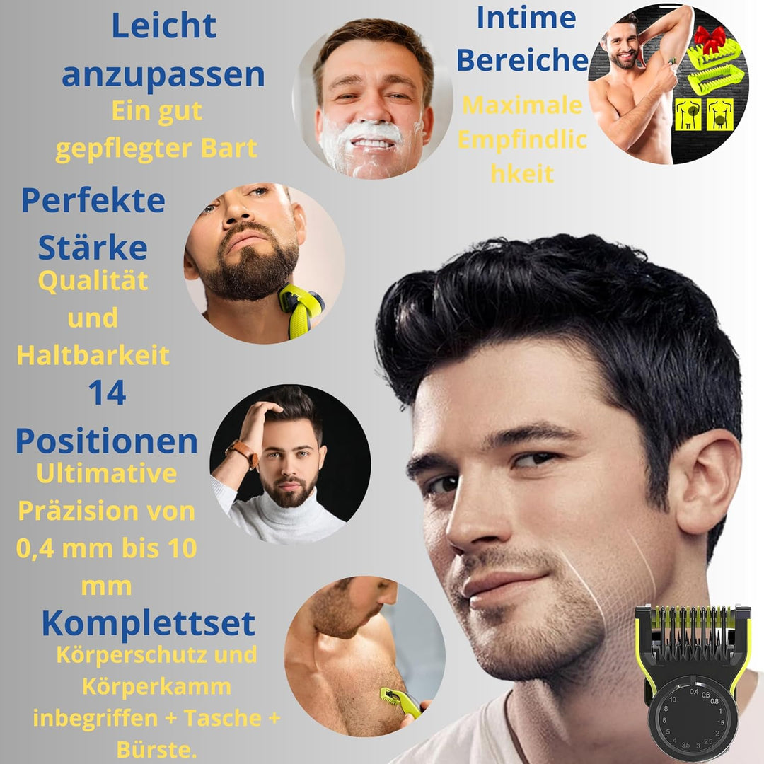 Giulia Beauty one Blade aufsätze Face&Body für One Blade QP2520, QP2530, QP2620, QP2630, QP27xx, QP2