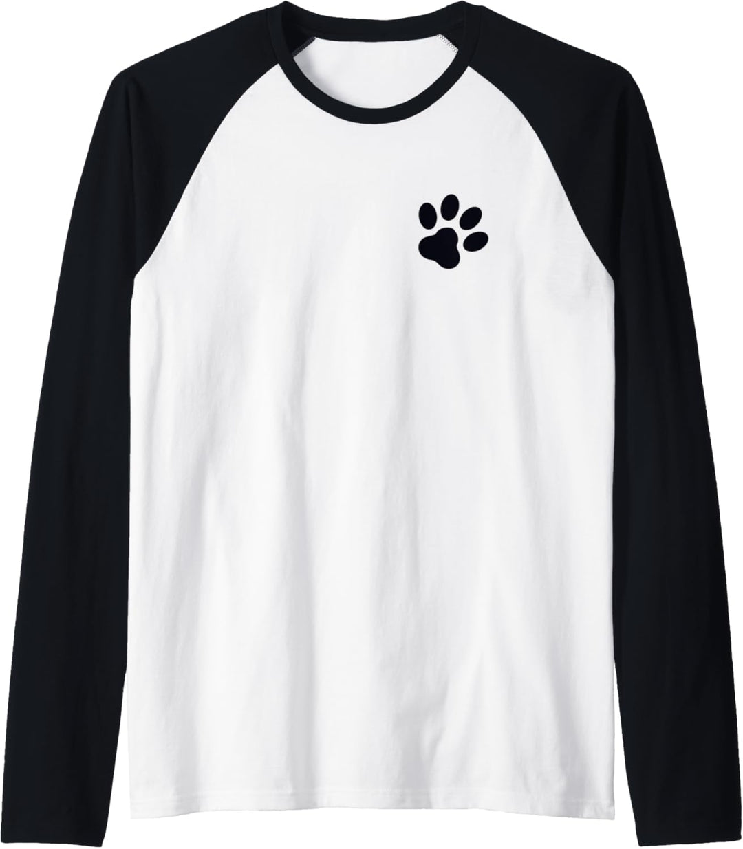 Haustier-Hund oder Katzen-Tatzen-Grafik Raglan