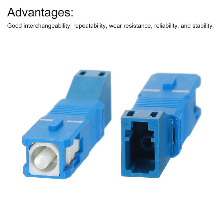 QUARKZMAN 5 Stück Glasfaser Adapter SC Stecker-LC Weiblich Einzeln Modus Einfacher Adapter LC-SC/UPC