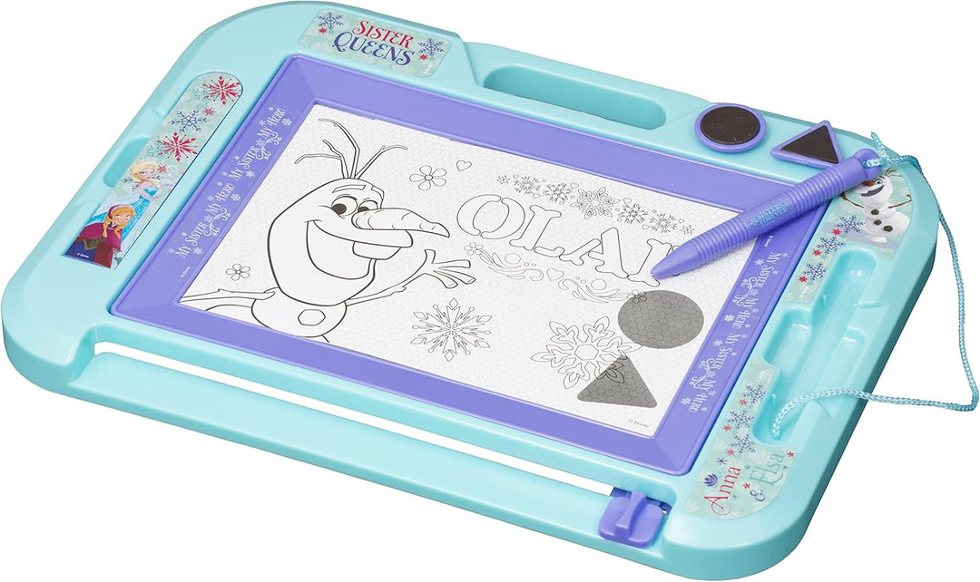 Disney DFR-4217 Frozen Eiskönigin Magnet Zaubertafel mit Stempel und Stift