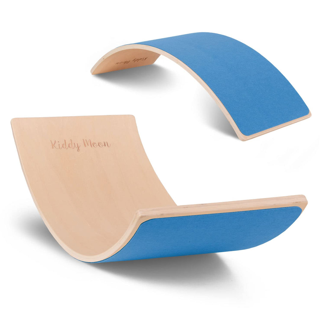 KiddyMoon Balance Board Aus Holz Für Kinder, Babys Montessori Spielzeug, Gleichgewicht, Balancieren