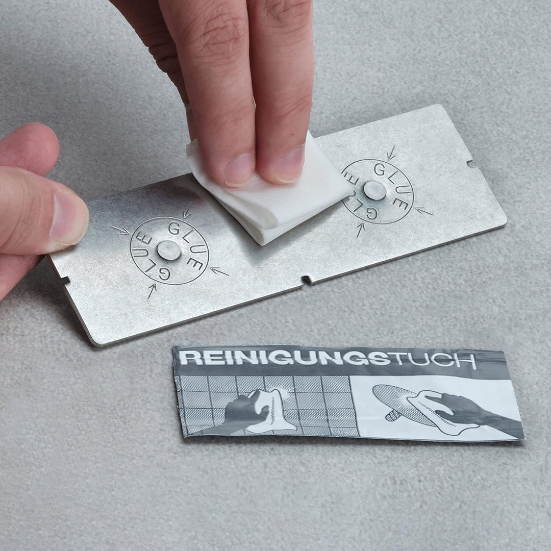 KEUCO Klebe-Set Typ 4 für Duschkörbe Edition 11 und Feuchtpapierbox Elegance, Kleben statt Bohren, B