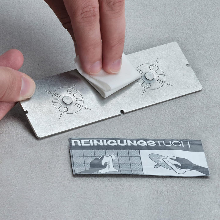 KEUCO Klebe-Set Typ 4 für Duschkörbe Edition 11 und Feuchtpapierbox Elegance, Kleben statt Bohren, B