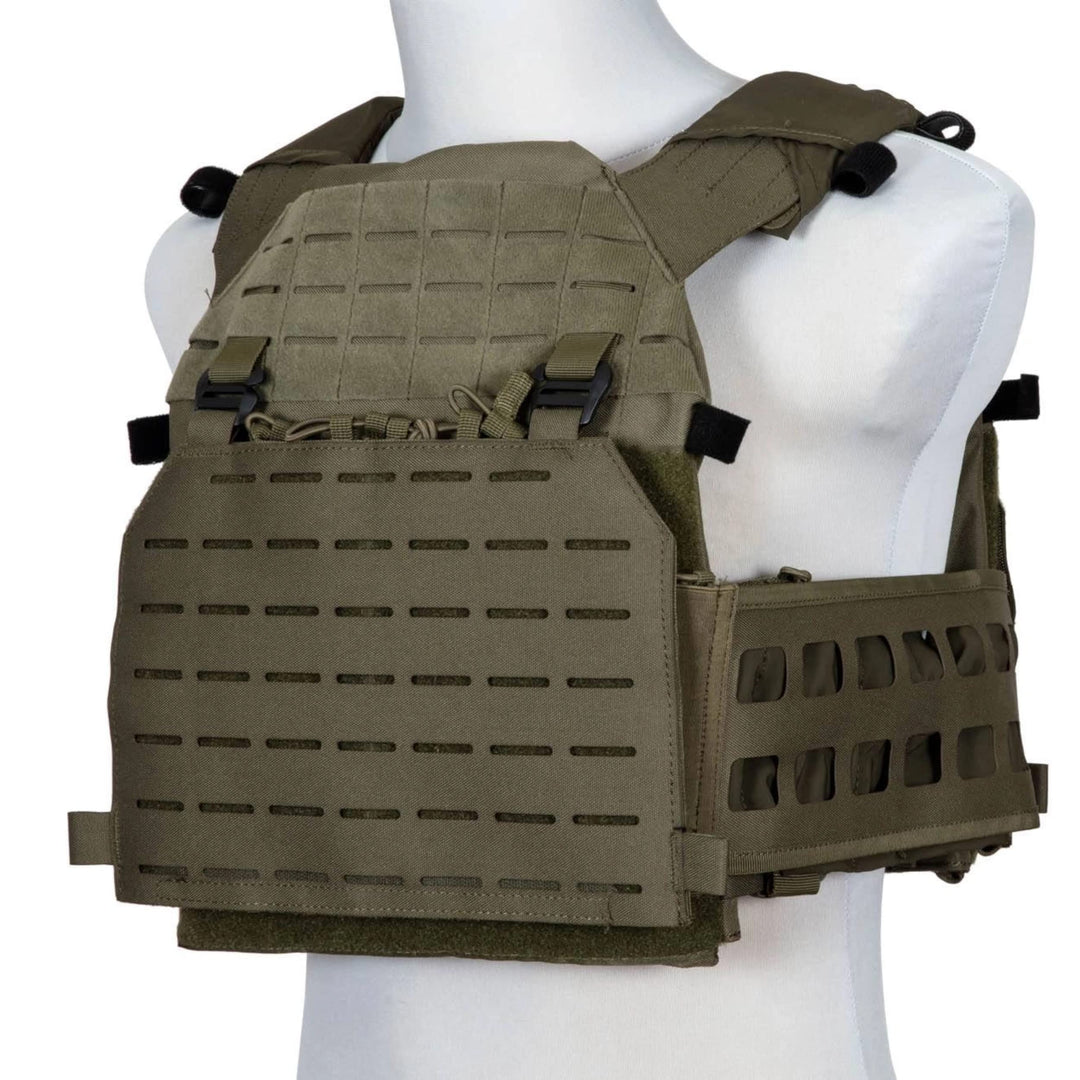 Gunfire Tactical Advanced Laser-Cut Tactical Vest Universelle Grösse Olive, Universelle Grösse Olive