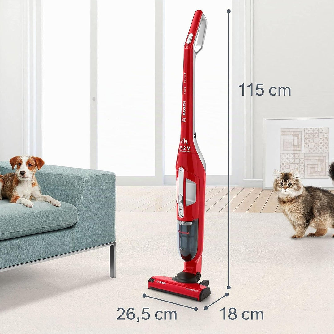 Balai BOSCH BBH3ZOO25 0,4 L 25,2 V Rouge