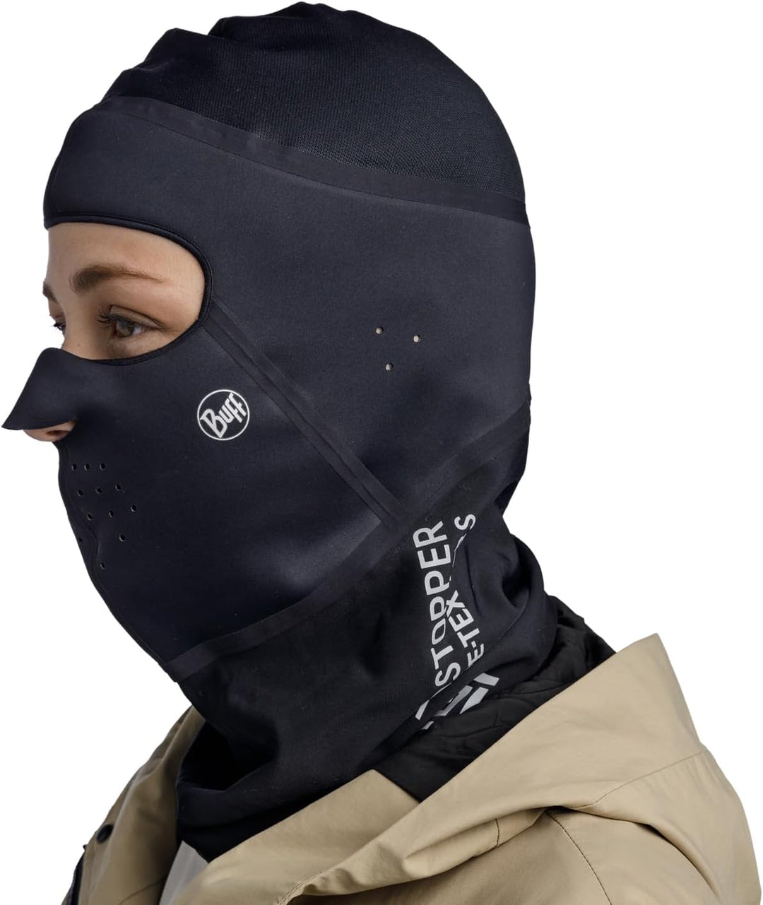 Buff Windstopper Balaclava Sturmmaske Skimütze Sturmhaube (M/L (57-59 cm) - schwarz)