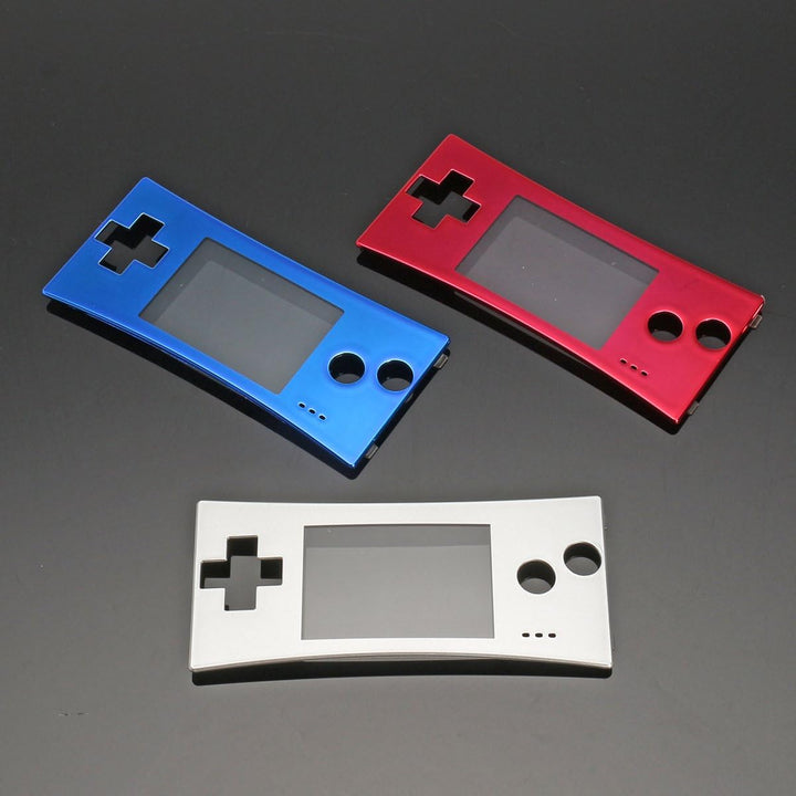 C-FUNN Ersatz Front Schalen Abdeckung Gehäuseteil Für Nintendo Gameboy Micro Gbm - Silber