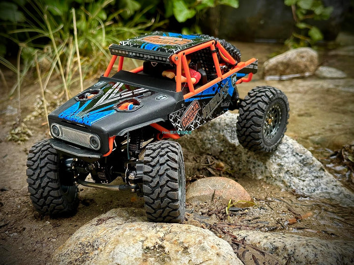 1/18 TRX4M Ripper Nylon Spritzguss V2 Version MEX2-Schwarz, MEX2-Schwarz