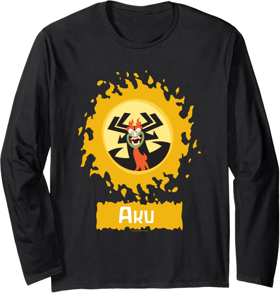 Samurai Jack Aku Yellow Eclipse Langarmshirt