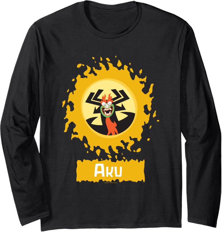 Samurai Jack Aku Yellow Eclipse Langarmshirt