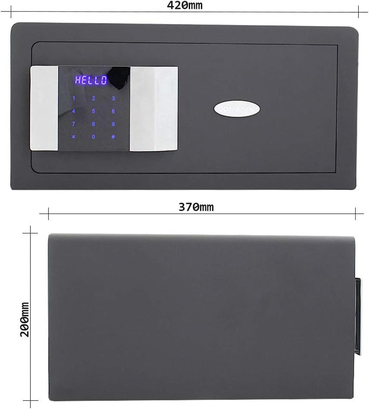 Profirst Möbeltresor Hestia Elektronikschloss Notöffnung LED Beleuchtung LED Touchbedienfeld Hoteltr