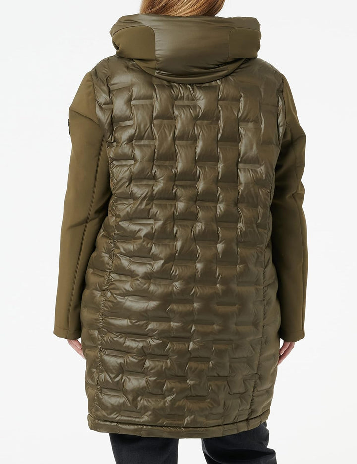 s.Oliver Damen Mantel Langarm 40 Khaki/Oliv, 40 Khaki/Oliv
