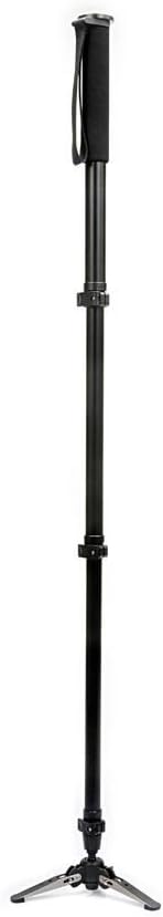 JUSINO Monopod mit abnehmbarem Fuss/Tischstativ (Schnellspannclips) VM-324E Aluminium-Monopod (ab 17