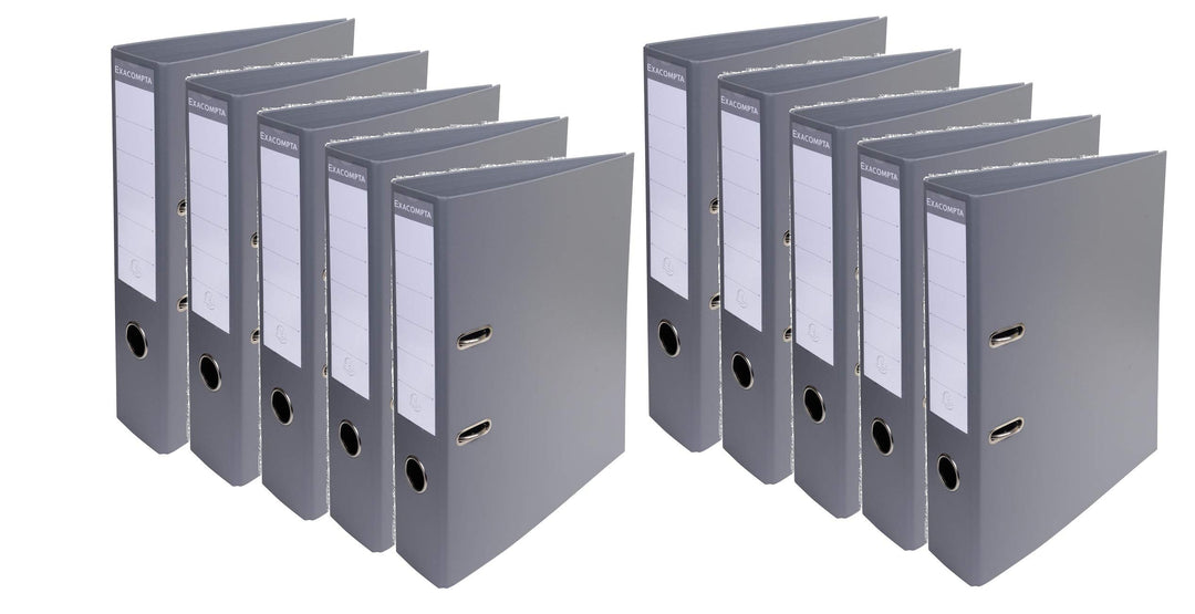 Exacompta 53754E 10er Pack Premium PVC-Ordner Prem´Touch. 7 cm breit DIN A4 Ringordner Aktenordner B