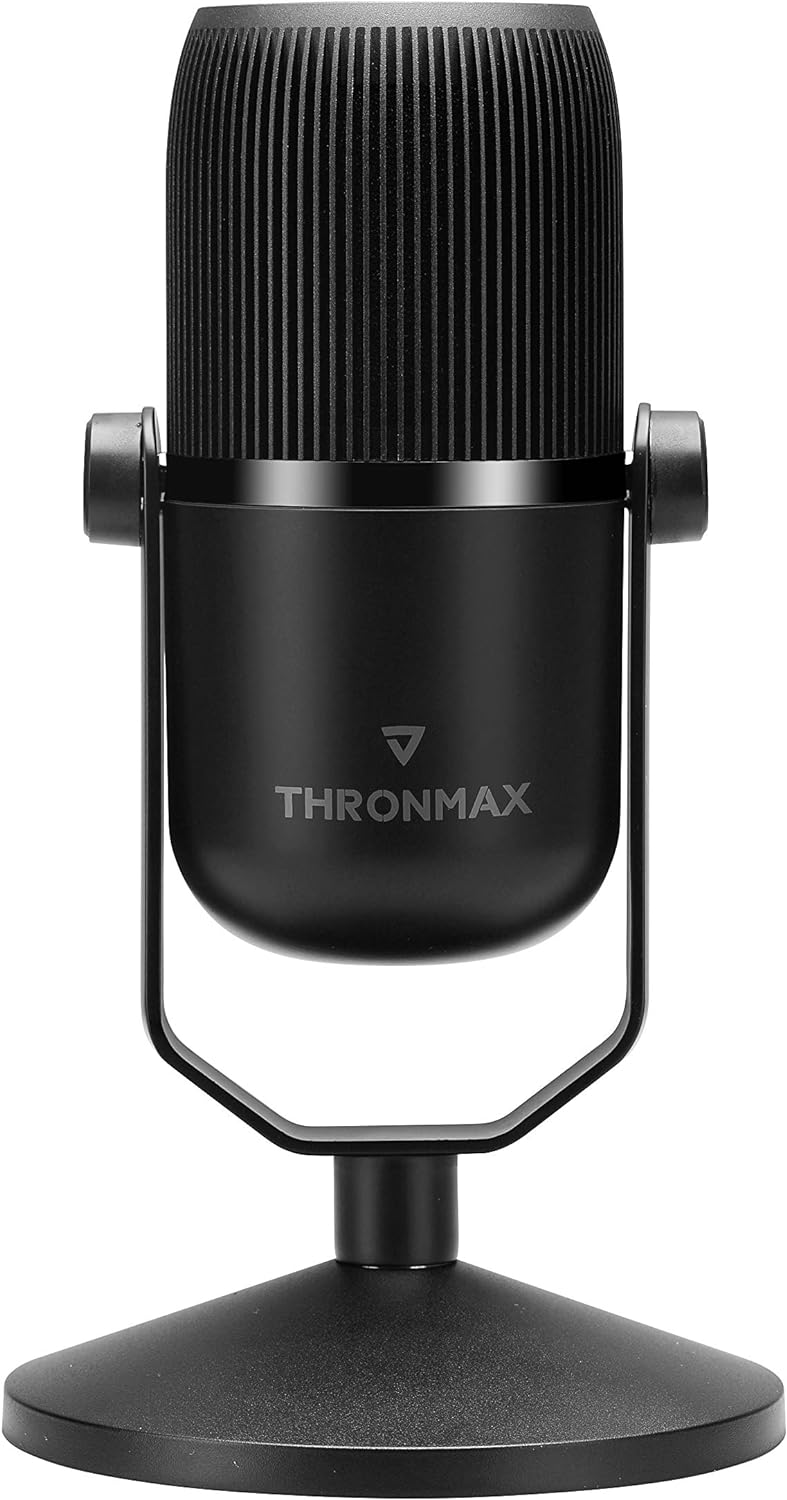 Thronmax Mdrill Zero Plus (M4PLUS ) Kondensator Mikrofon (Schwarz) für professionelle HD Aufnahmen (