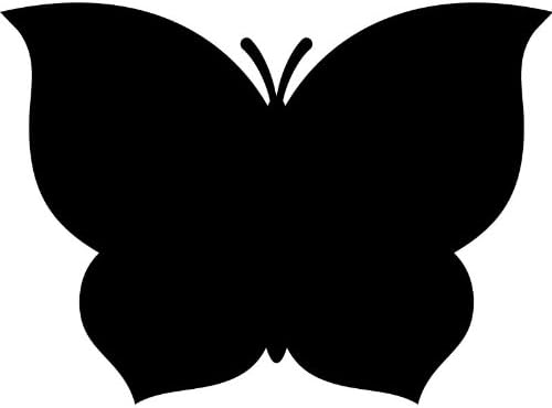 Ambiance Sticker Kreidetafel – Wandsticker, selbstklebend, abwischbar, Design Schmetterling, H 35 x
