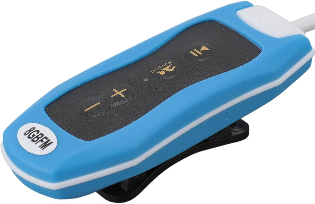 wasserdichte MP3-Player 8GB IPX8 USB2.0 Sport-MP3-Player mit Kopfhörer und ClipBroadcast, Musikplaye