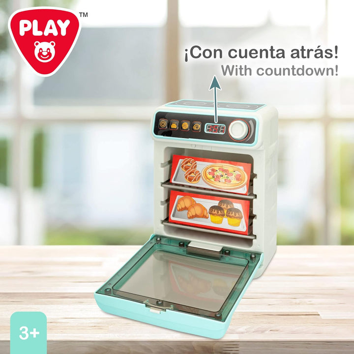 ColorBaby Play 46901 Spielzeugofen mit Lichtern und Geräuschen für Jungen und Mädchen, Mein erster O