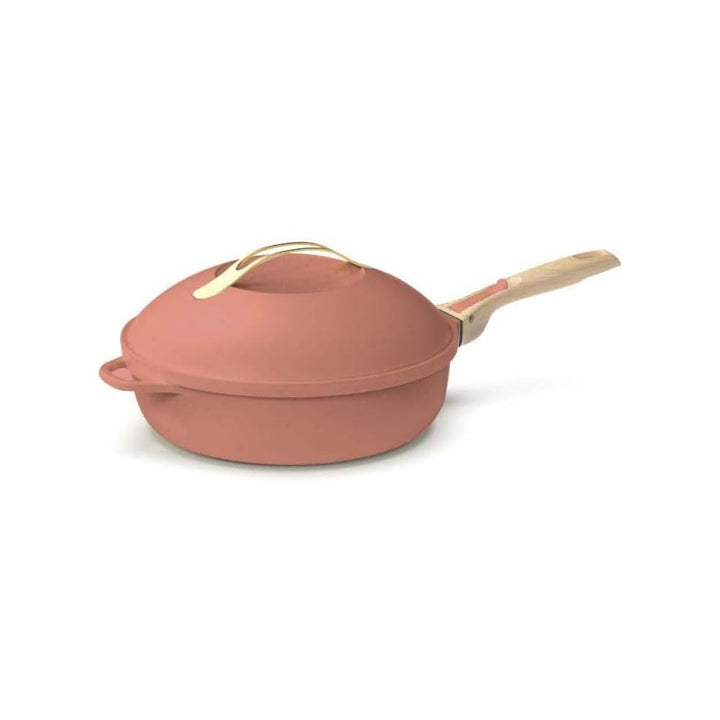COOKUT - Die fabelhafte 8-in-1-Pfanne – 24 cm – ein einziges Utensil, das Pfanne, Pfanne, Schmortopf