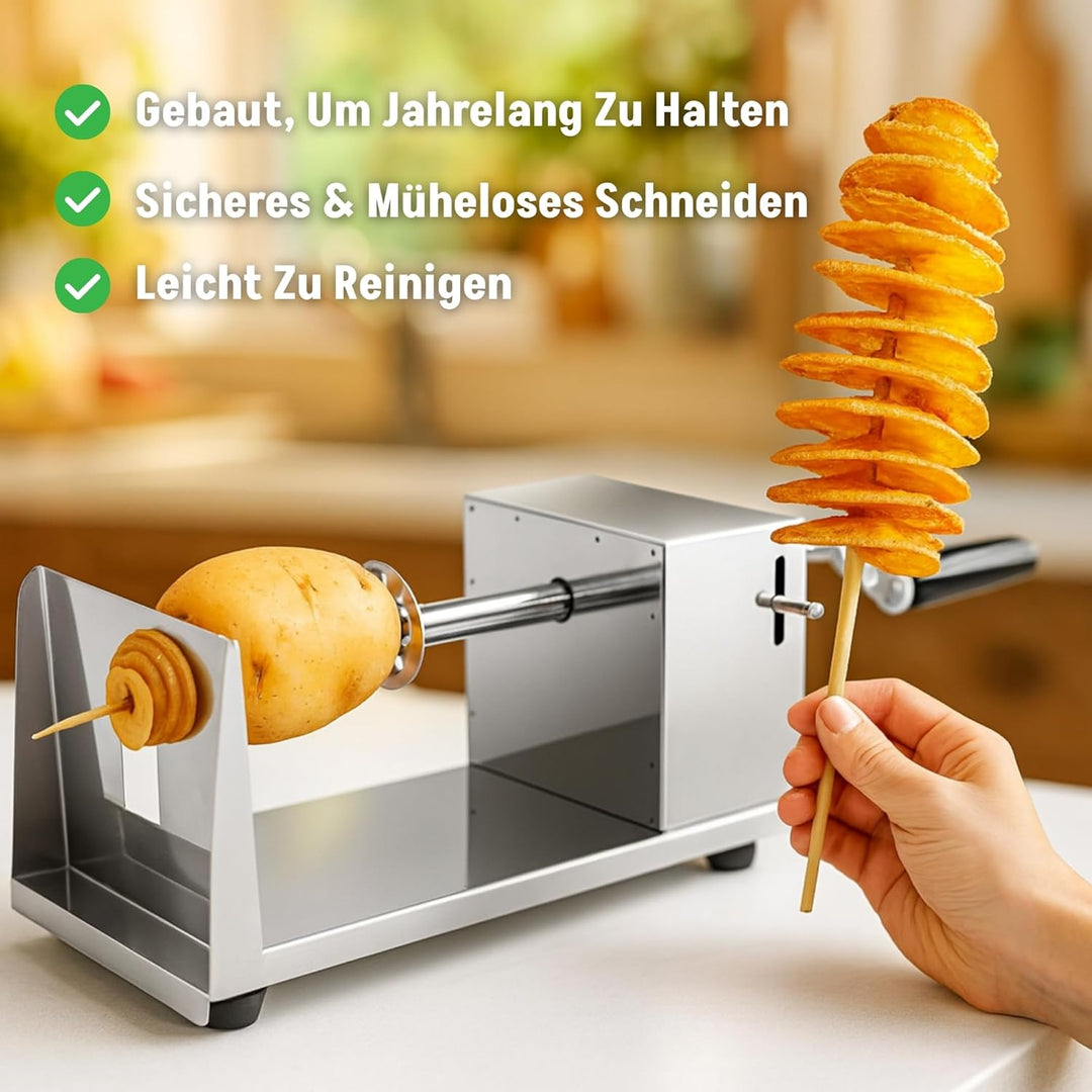 Ikigai Spiralschneider Kartoffelschneider Kartoffel Twister, Uten Gemüse Schneider aus Edelstahl für