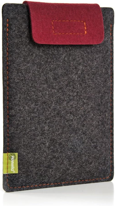 Almwild® Hülle iPad Pro 11" und 9.7", sowie iPad Air 4+5 10.9" und 9.7". Sleeve aus Filz in Schiefer
