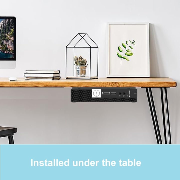 JINGCHENGMEI Wandhalterung für Mini-PC, kompatibel mit Dell OptiPlex Micro-Formfaktorgehäuse, VESA u
