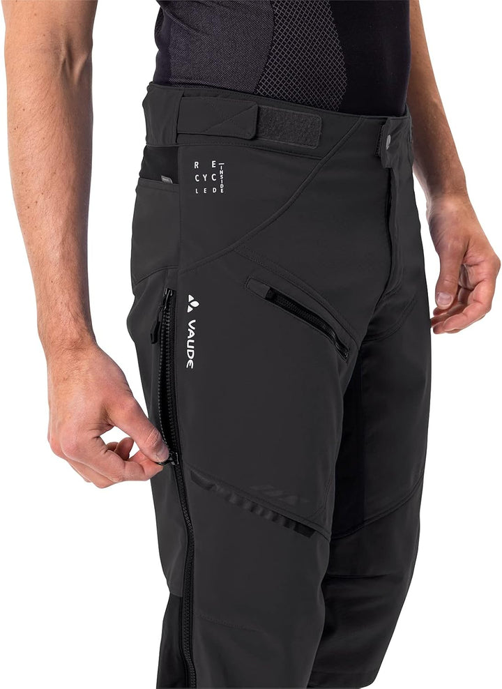 VAUDE Herren Hose Men's Virt Softshell Pants Ii XS Black/Black, XS Black/Black