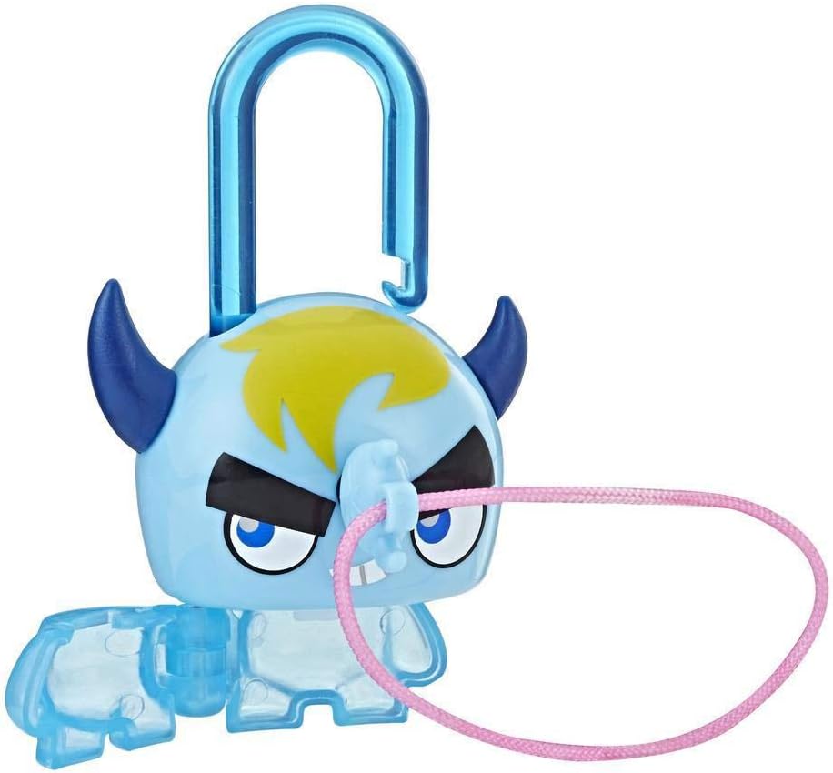 Hasbro - Lock Stars Single Vorhängeschloss Serie 1, Hellblau, E3103