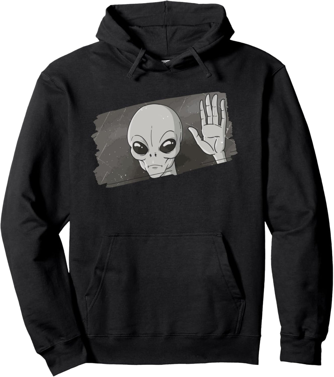 Alien Hände hoch Pullover Hoodie