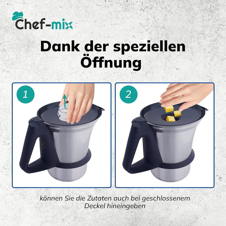 Deckel TM 21 Ersatz für Vоrwerk Thermоmix Mixtopfdeckel - Mixtopf Deckеl für Vоrwеrk Küchenmaschine
