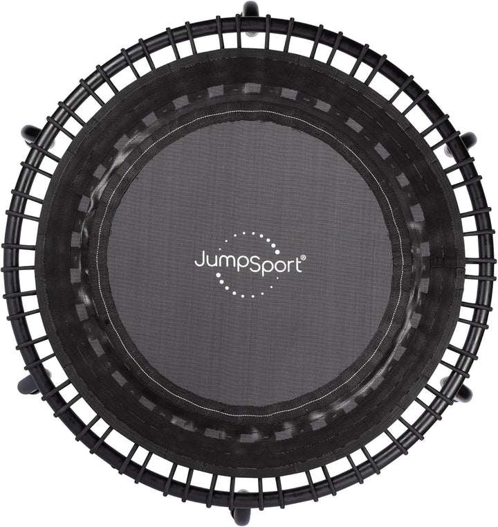 *Testsiegertrampolin* - JumpSport Fitnesstrampolin-Premium Minitrampolin- Einzelgummiseile (Modell 3