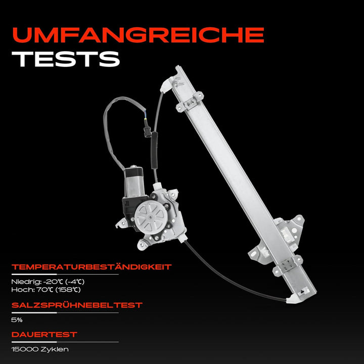 Frankberg Fensterheber Elektrisch Vorne Rechts Mit Motor Kompatibel mit X-Trail T30 SUV 2001-2013 80