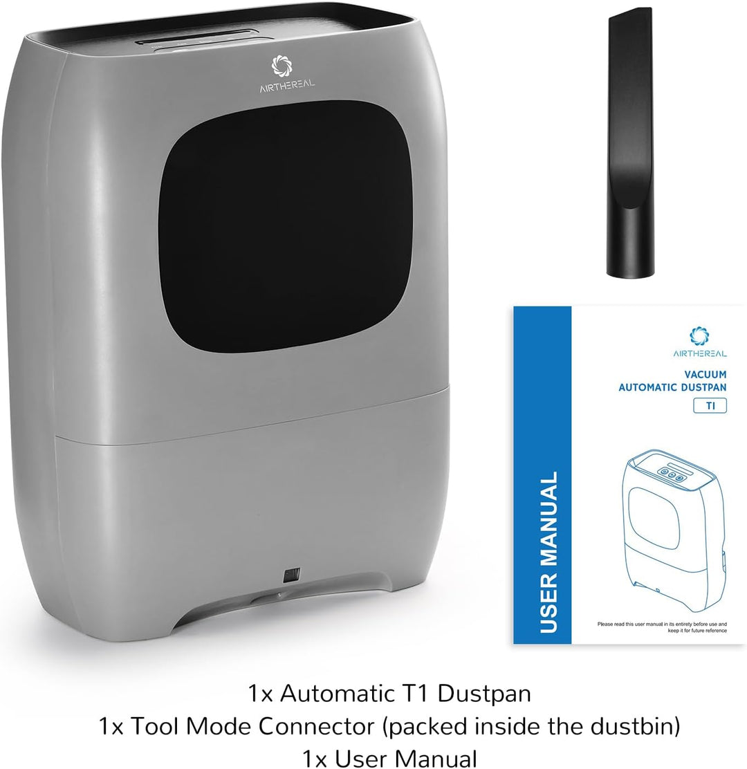 AIRTHEREAL T1 Berührungslose Saugkehrschaufel & Elektrische Kehrbesen Haarsauger – Automatisch per I