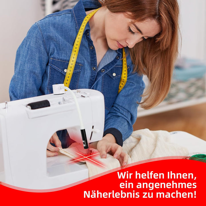 Philorn Magnetische Positionierungs Quiltleuchte für Nähmaschine, 3-in-1 magnetischer Nahtführer, fü