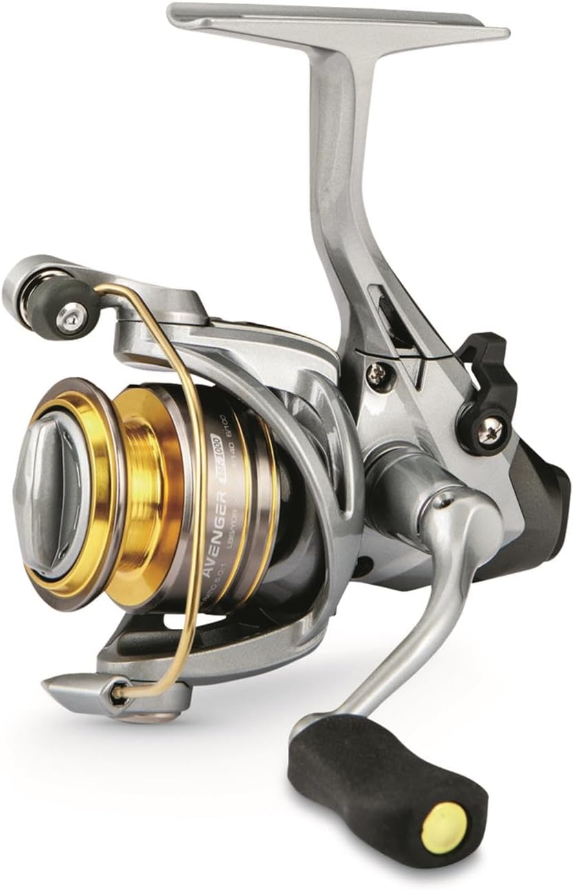 Okuma Avenger Graphit Body 7 Kugellager Süsswasser-Spinnrolle Av-1000a: 59 Meter (65 yds) - 2,72 kg
